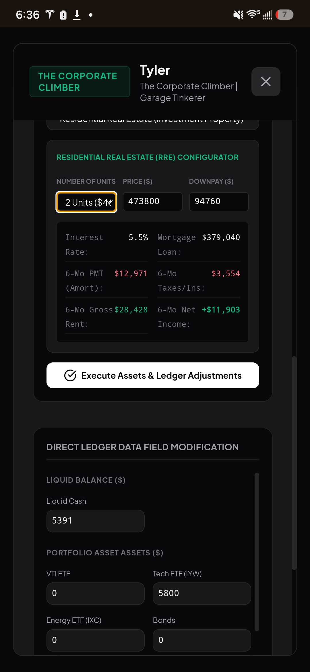DM app real estate configurator